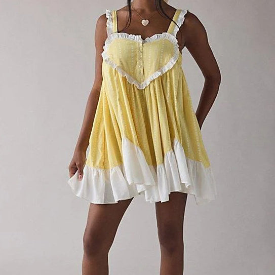 Out From Under Urban Outfitters Eat Your Heart Out Babydoll Sleep Dress