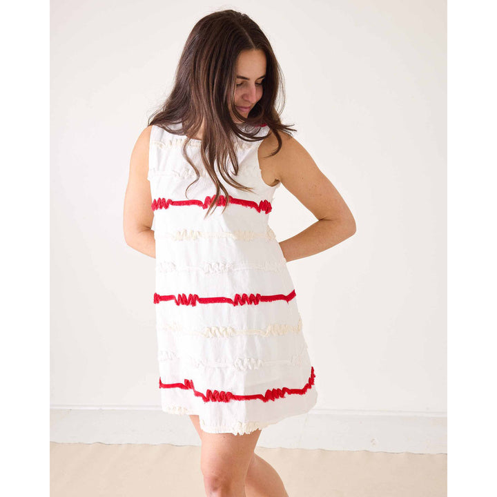 Voyageur by MERSEA Luna High Neck Ribbon Mini Dress