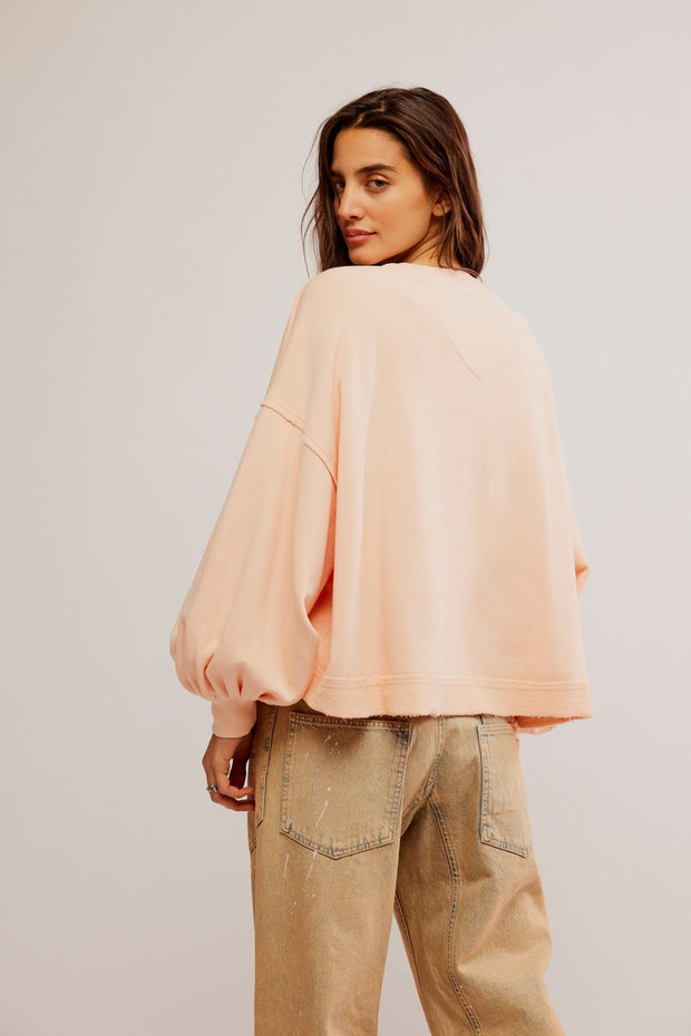 Free People Trish Sweatshirt Top