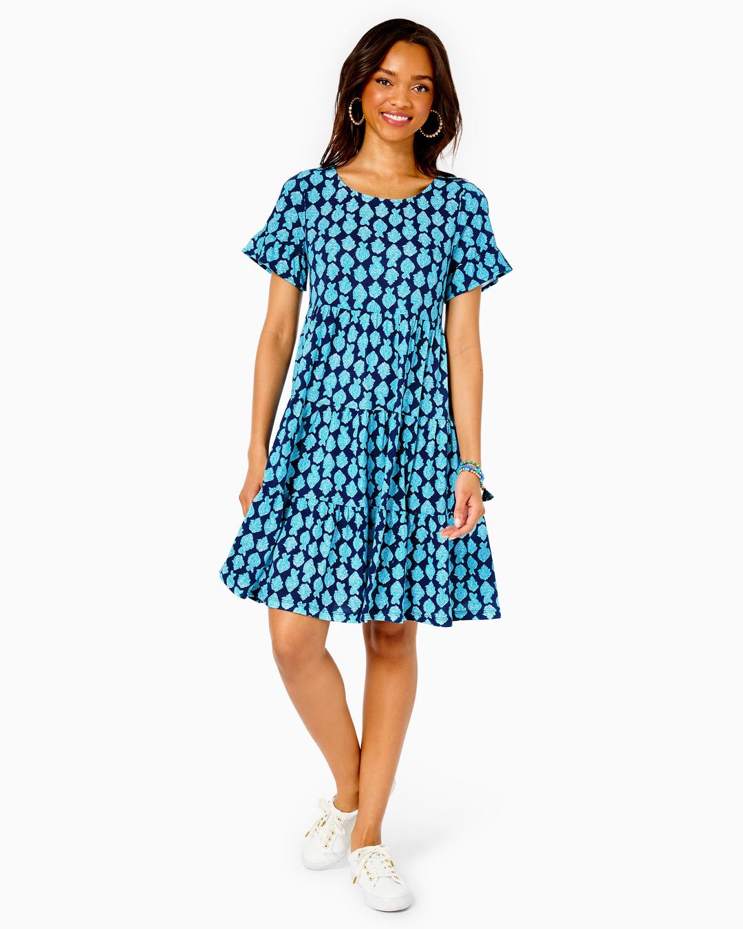 Lilly Pulitzer Jodee Short Sleeve Swing Dress – White Chocolate Couture