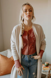 Free People Sidelines Buttondown Blouse Top