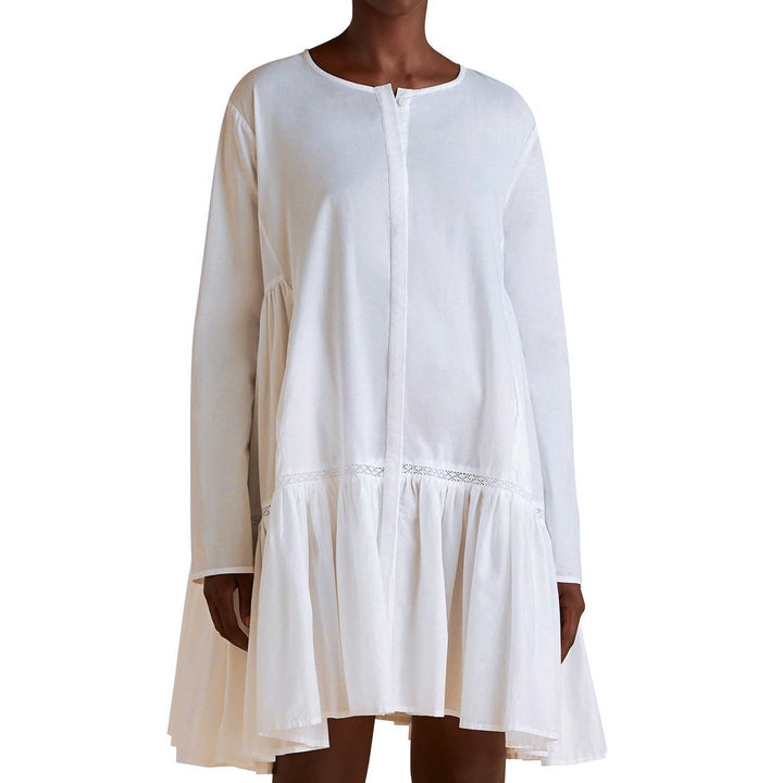 Merlette Martel Trim Lace Buttonsdown Mini Dress