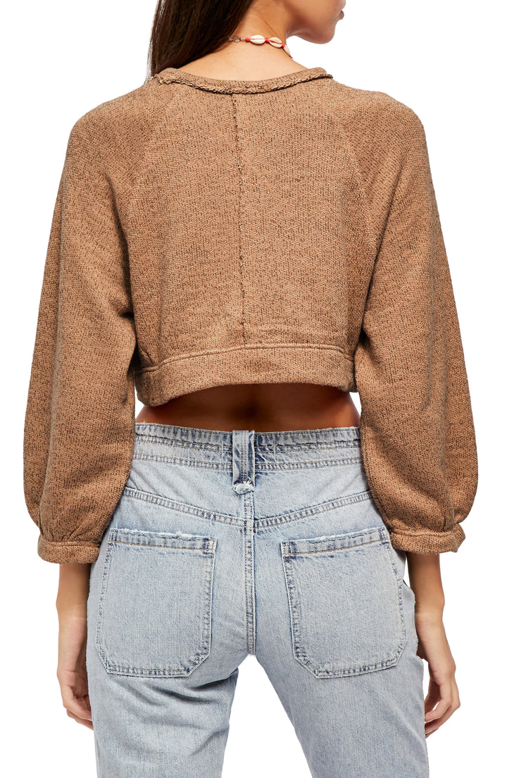 Free People Jade Pullover Sweatshirt Top