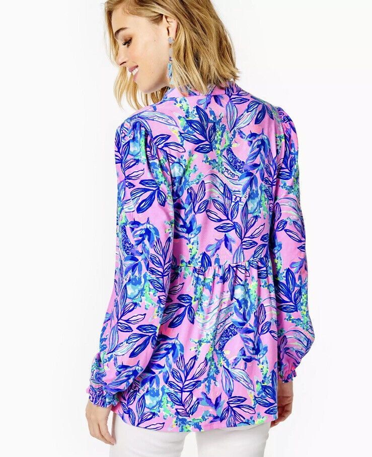 Lilly Pulitzer Winona Knit Tunic Top S