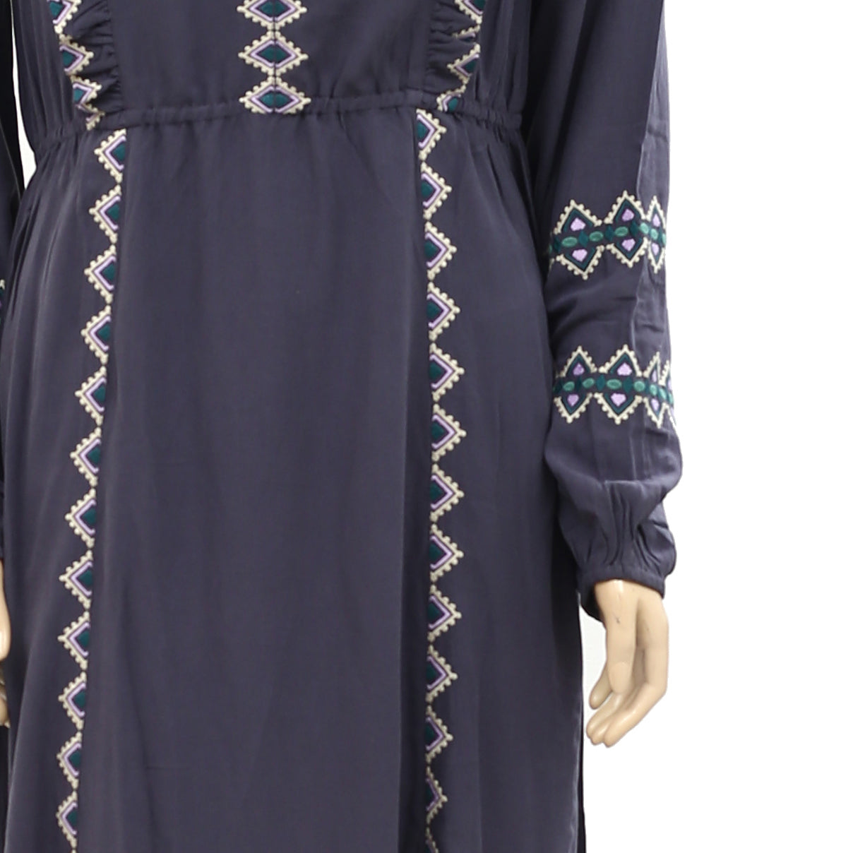 Odd Molly Anthropologie Embroidered Maxi Long Dress