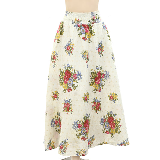 House Of Harlow 1960 Floral Printed Maxi Skirt