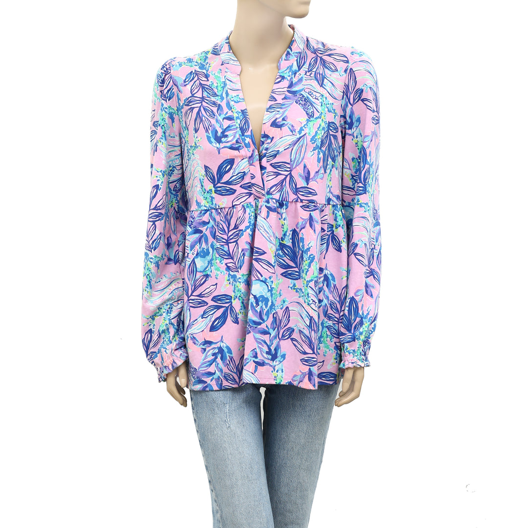 Lilly Pulitzer Winona Knit Tunic Top S