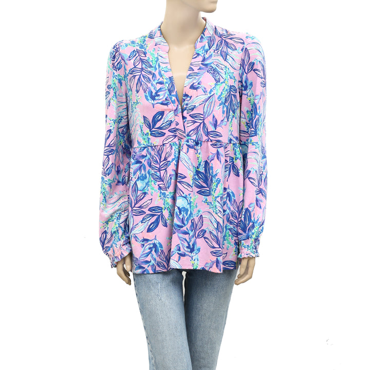 Lilly Pulitzer Winona Knit Tunic Top S
