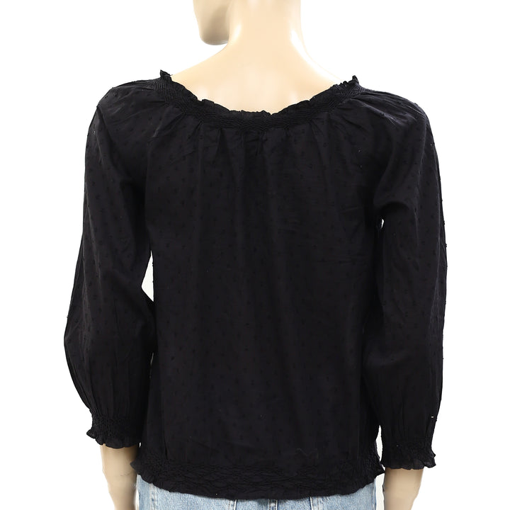 Odd Molly Anthropologie Slomo Tornado Ruffle Blouse Top