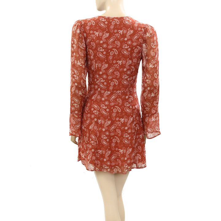 Urban Outfitters UO Paisley Printed Mini Dress