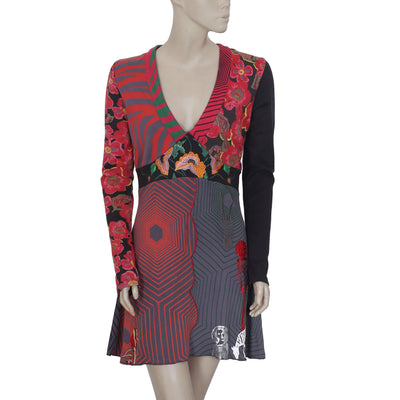 Desigual - Mujer - Pichi corto con estampado de colores - Suzanne Rep -  Size L ·