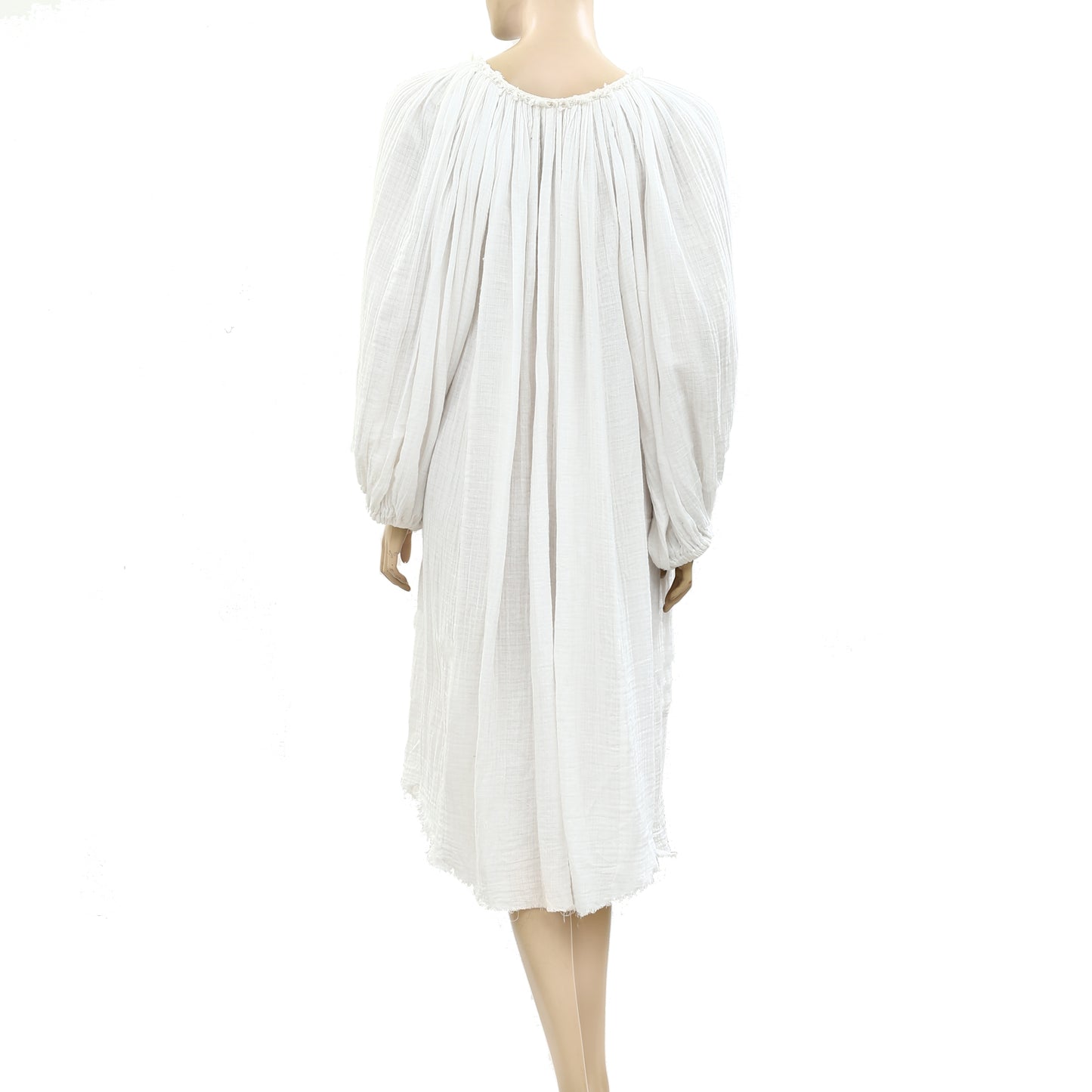Isabel Etoile Marant White Gauze Midi Dress