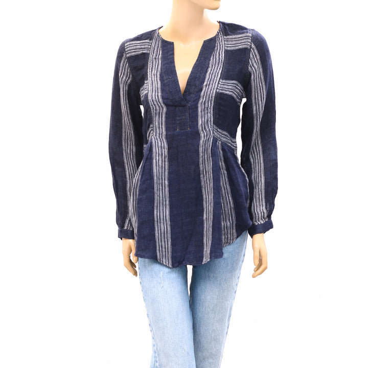 Sea New York Lyndee Linen Tunic Top