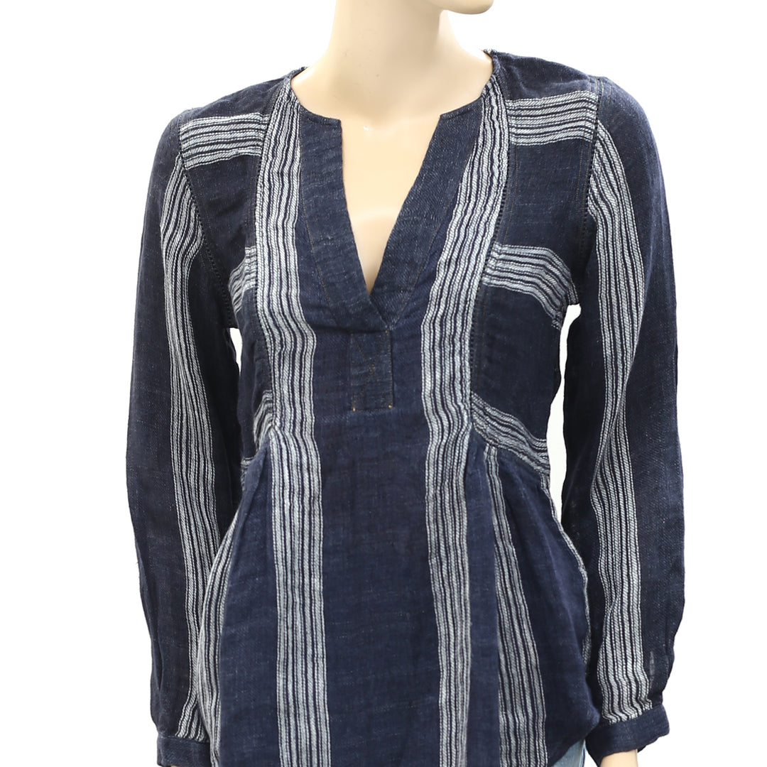 Sea New York Lyndee Linen Tunic Top