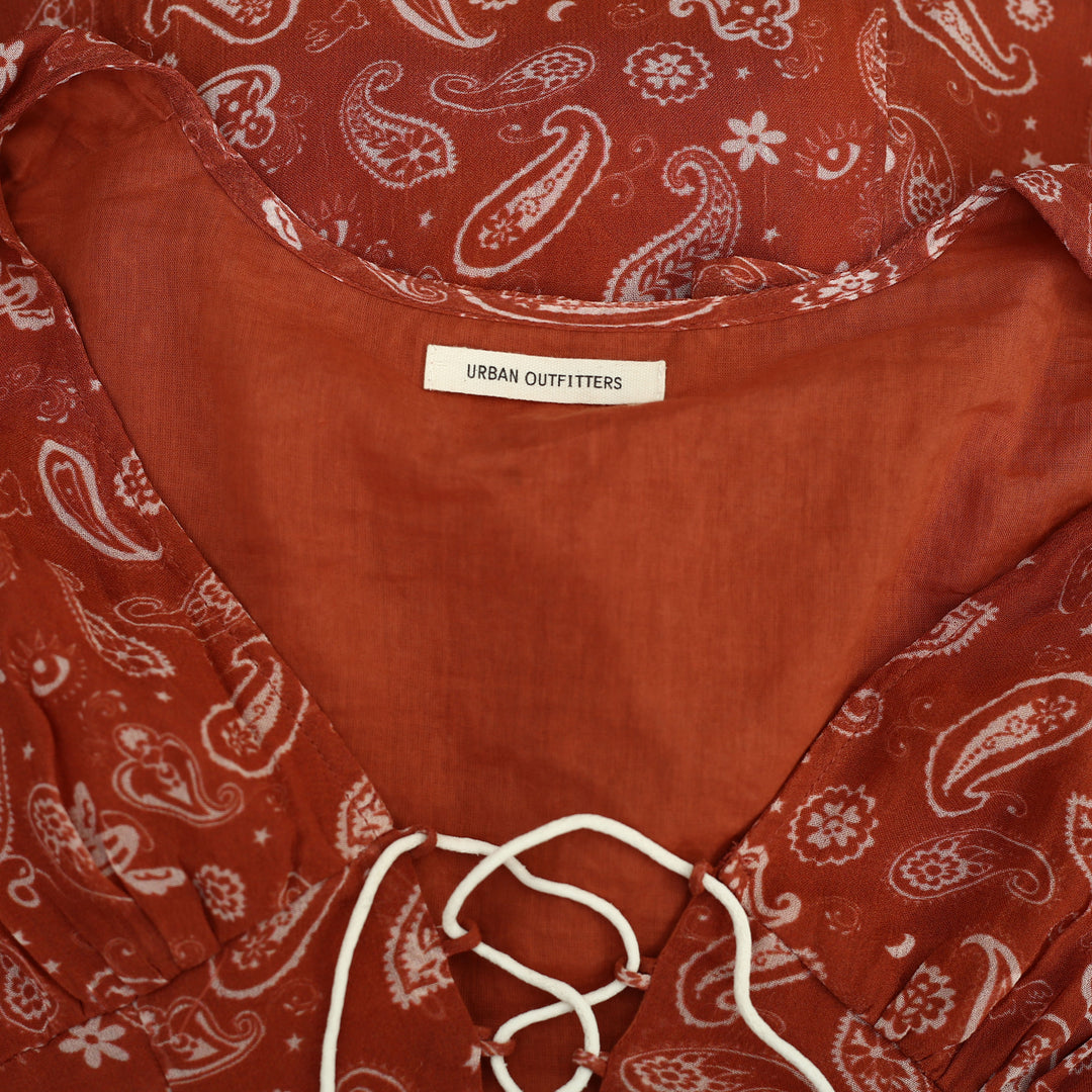 Urban Outfitters UO Paisley Printed Mini Dress