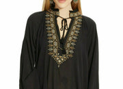 Denim & Supply Ralph Lauren Embroidered Black Top