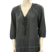 Odd Molly Anthropologie Thread Embroidered Tunic Top S-1