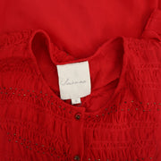Saivana Anthropologie Beaded Embellished Tunic Top S