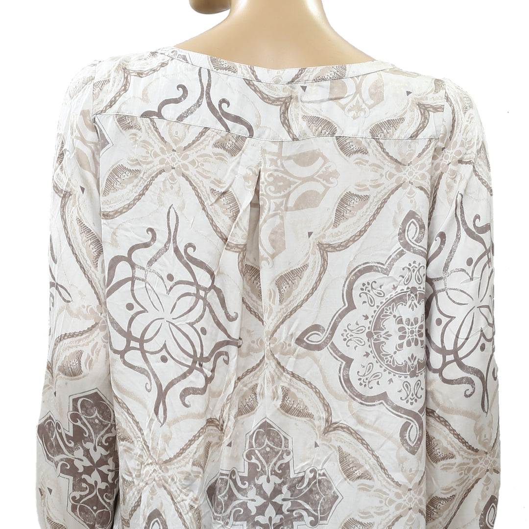 Odd Molly Anthropologie Grassland Printed Tunic Top