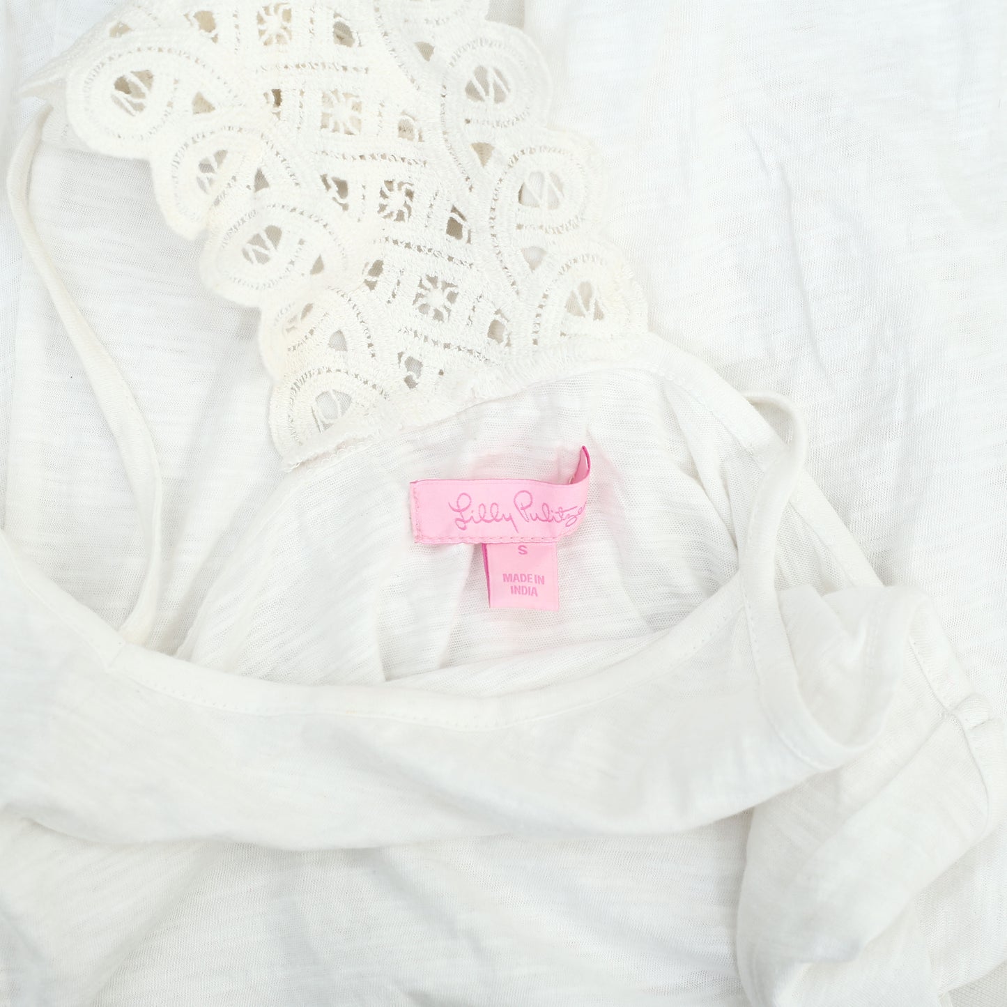 Lilly Pulitzer Tassel Ivory Camisole Tunic Top