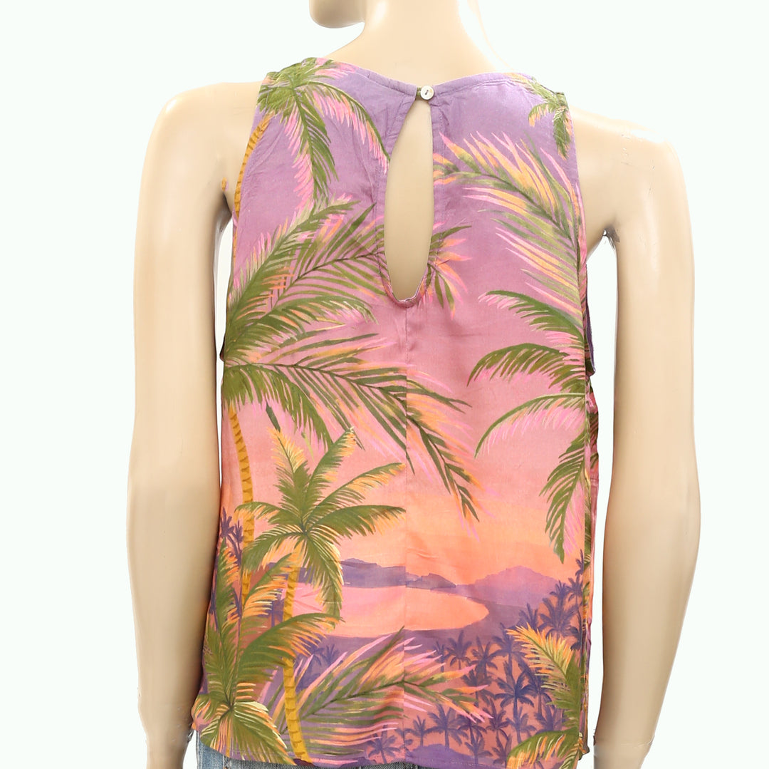 Farm Rio Anthropologie Sossego Tank Blouse Top