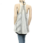 Free People FP Kaia One Printed Crochet Tunic Top