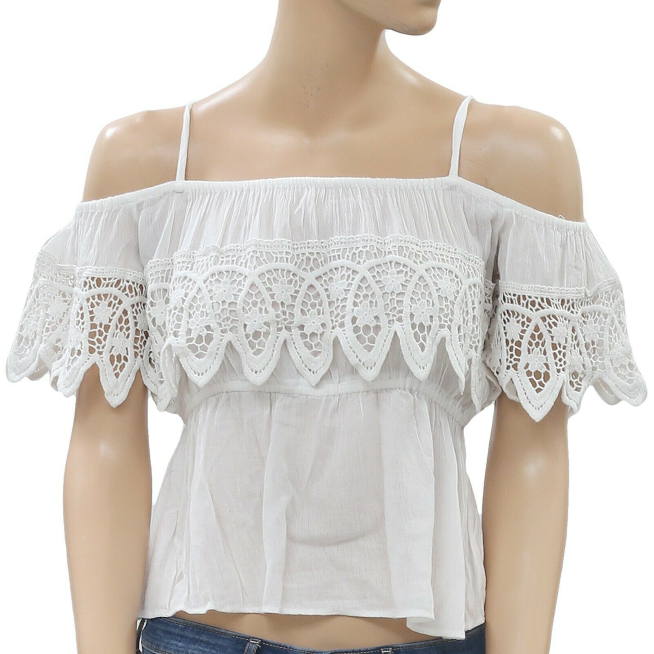 Denim & Supply Ralph Lauren Crochet Lace Top