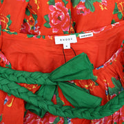 Rhode Resort Lea Floral Printed Cotton Midi Dress