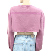 BDG Urban Outfitters Izzy Illusion Sweatshirt Pullover Cropped Top
