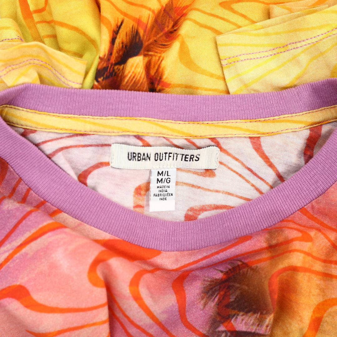 Urban Outfitters UO Palm Trees Cropped Tee Top