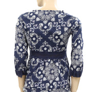 Odd Molly Anthropologie Floral Paisley Print Wrap Top