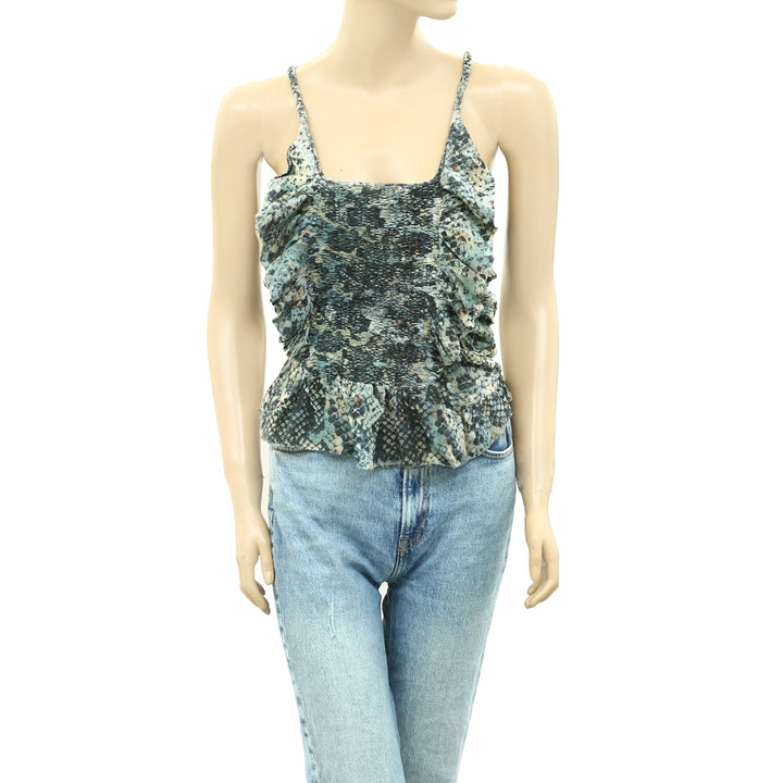 Isabel Marant Printed Tank Blouse Top