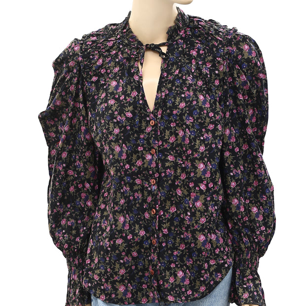 Free People Meant To Be Blouse Top S