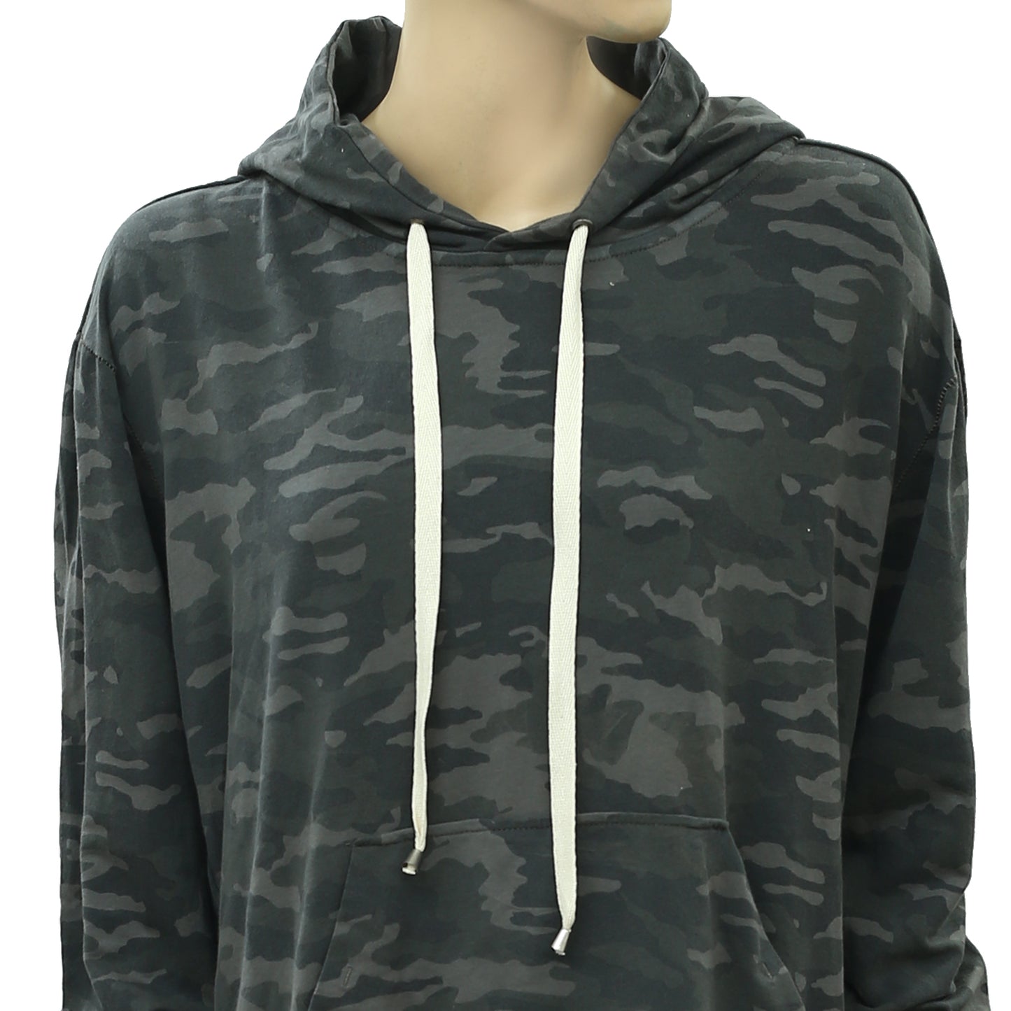Urban Outfitters Military Printed Hoodie Top