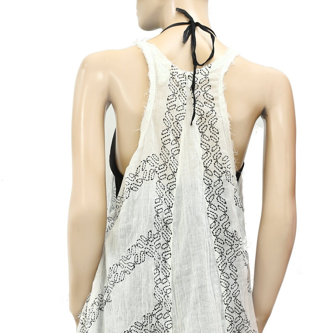 Free People FP Kaia One Printed Crochet Tunic Top