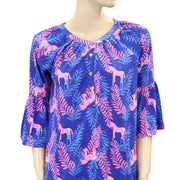 Lilly Pulitzer Zebra Printed Blouse Top