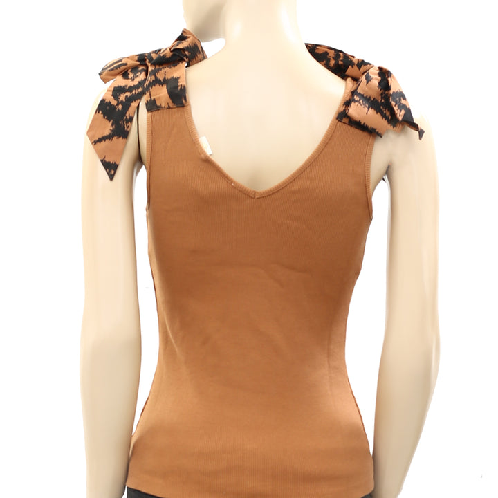 Maeve Anthropologie Bow-Tie Tank Blouse Top