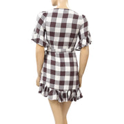 Urban Outfitters UO Frankie Wrap Mini Dress