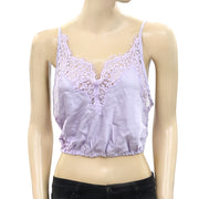 Intimately Free People Night Out Blouson Brami Slip Cami Cropped Top