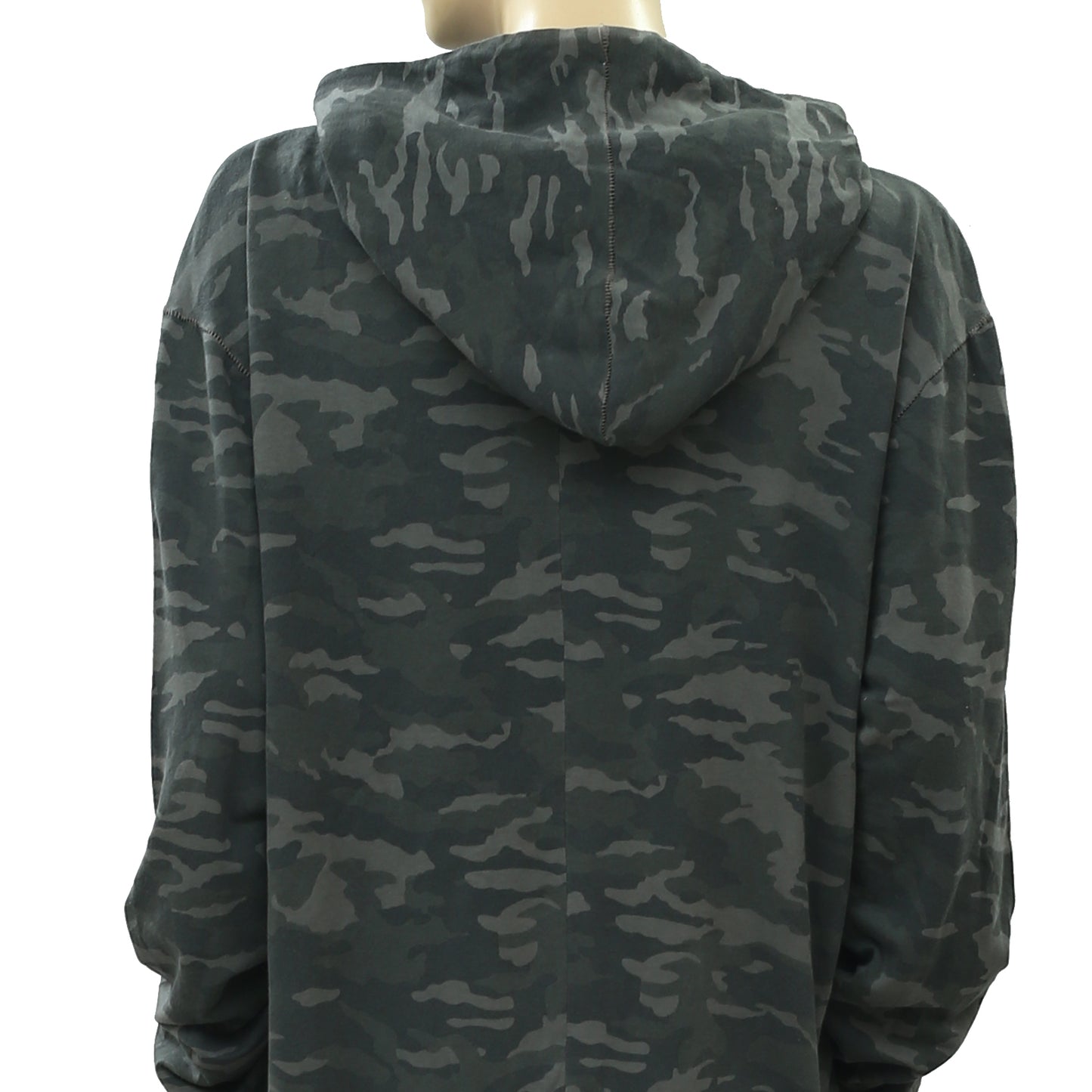 Urban Outfitters Military Printed Hoodie Top