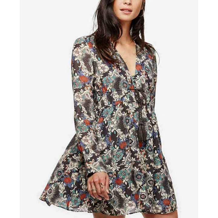 Free People Stealing Fire Mini Dress