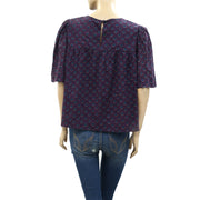 HappyXNature Kate Hudson Dot Printed Blouse Top