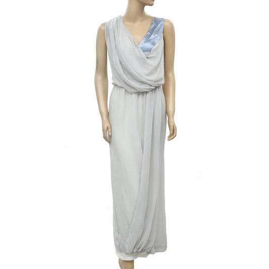 Tallissime Solid Wrap Long Maxi Dress XS