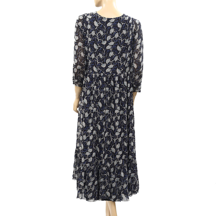 Leon & Harper Floral Printed Midi Dress