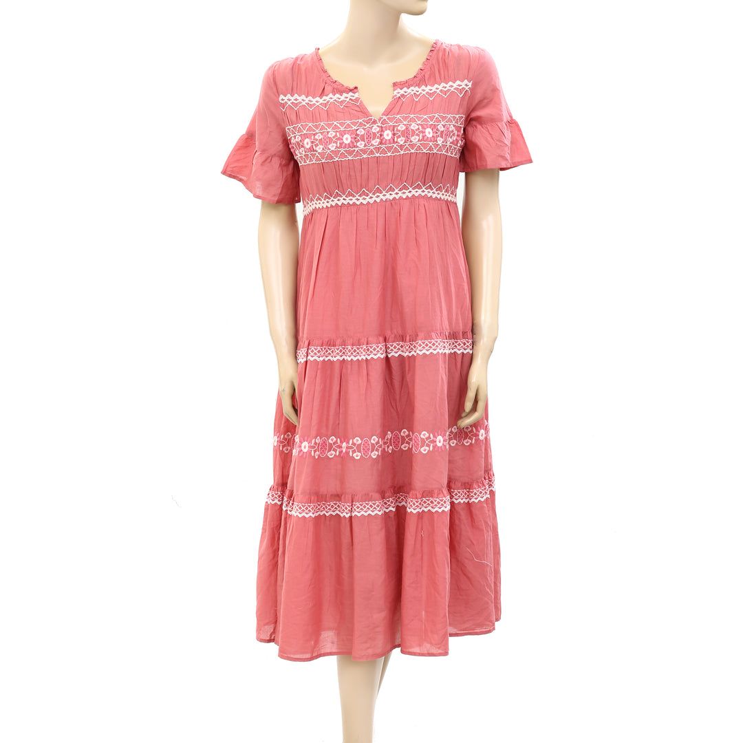 Odd Molly Anthropologie Signe Long Midi Dress
