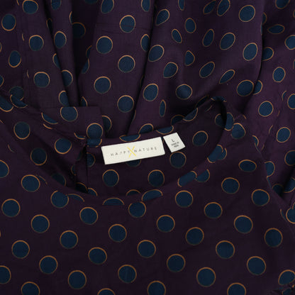 HappyXNature Kate Hudson Dot Printed Blouse Top