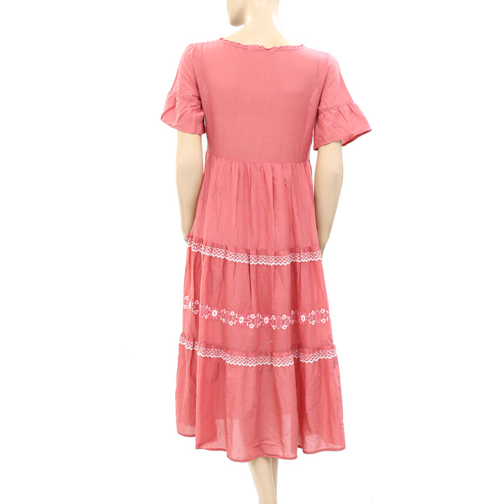 Odd Molly Anthropologie Signe Long Midi Dress