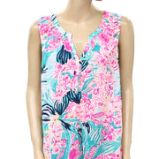 Lilly Pulitzer Essie Tank Blouse Top