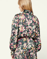 Isabel Marant Backal Floral Blouse Top