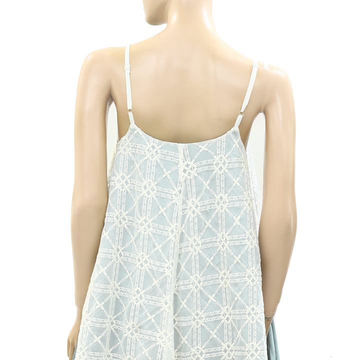 Kimchi Blue Urban Outfitters Embroidered Mini Dress